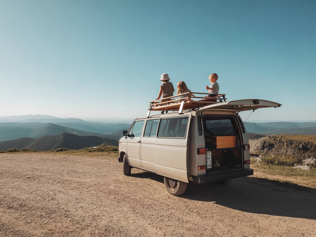 Voyager en van avec des enfants : organiser un road trip familial serein