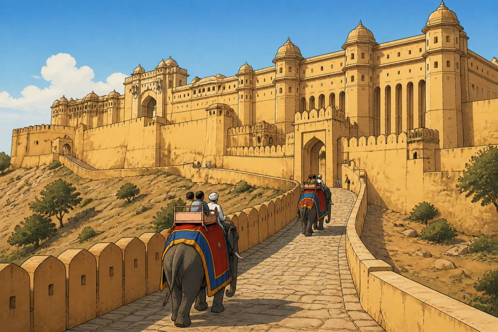 Amber fort palace : visiter le palais emblématique de Jaipur