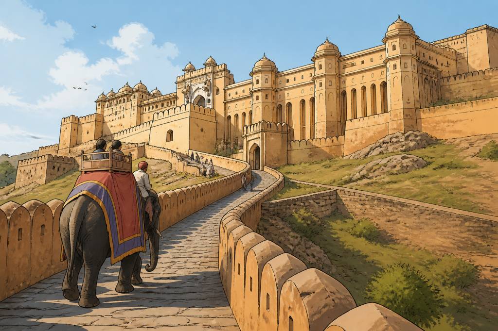 Amber fort rajasthan : guide complet pour visiter ce site emblématique du Rajasthan