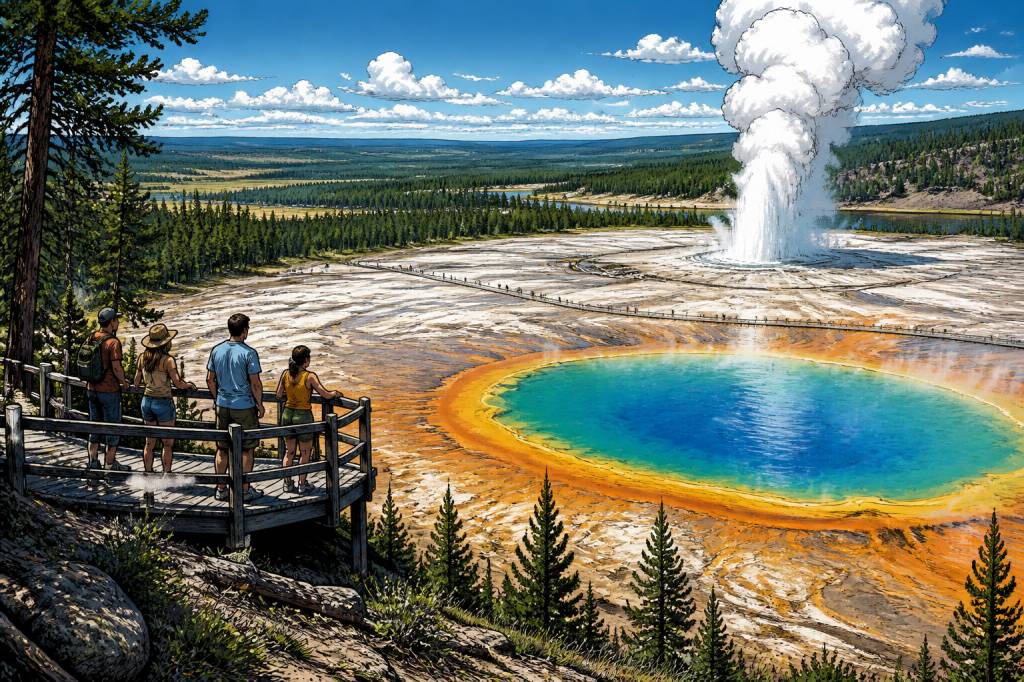 Dans quel état se trouve Yellowstone pour organiser votre voyage