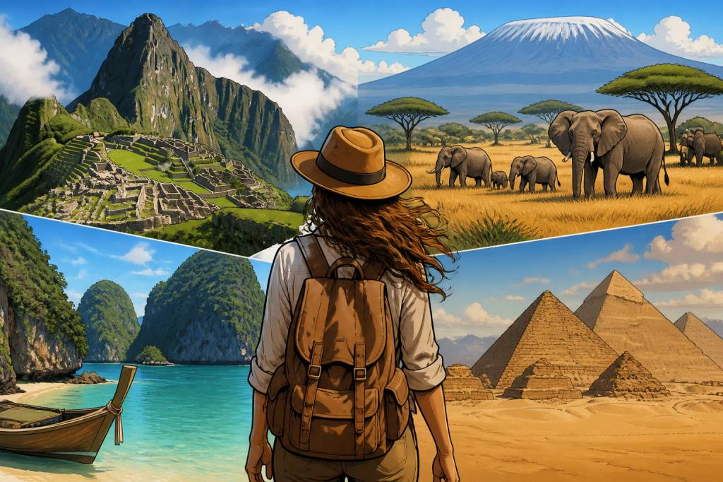 Terre lointaines : explorer des destinations fascinantes aux quatre coins du monde