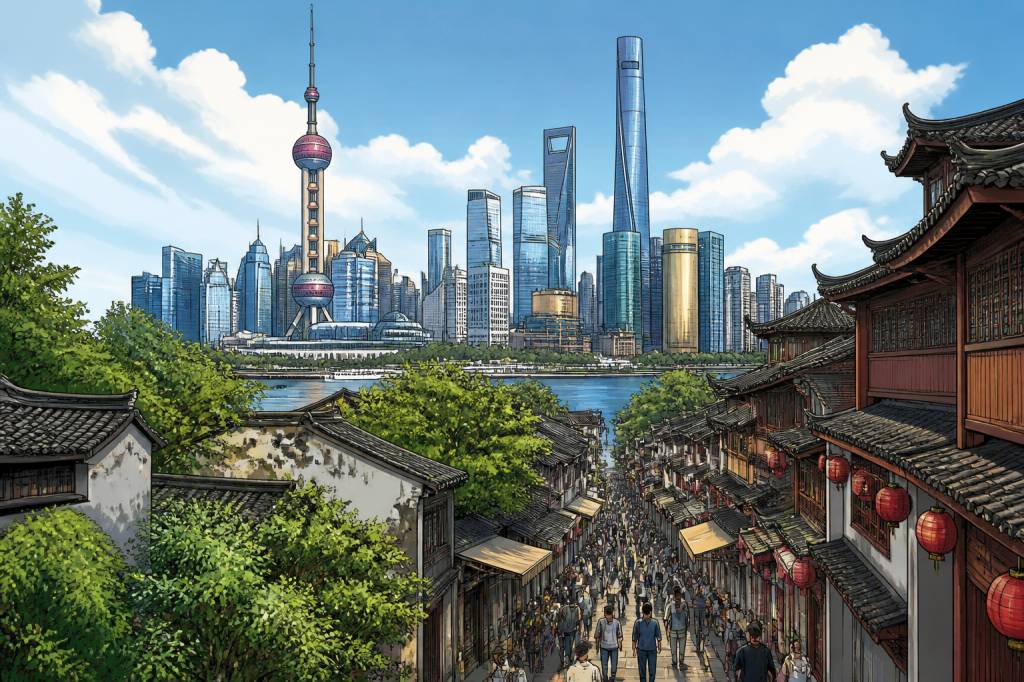 Chine paysage ville : découvrir les contrastes du pays