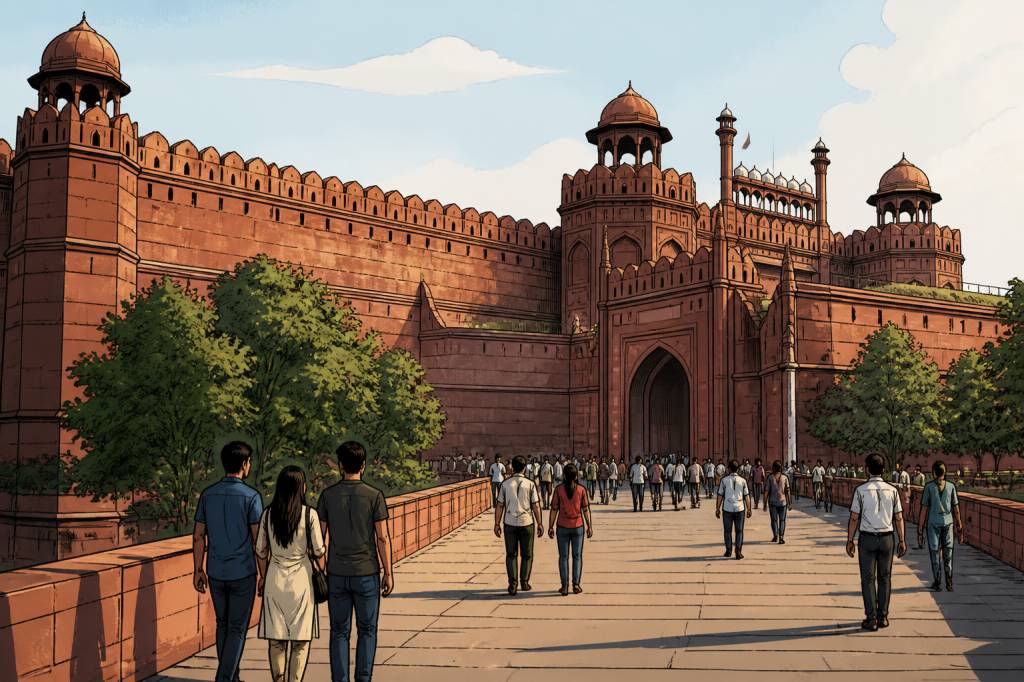 Fort rouge de Delhi : visiter le monument emblématique de la ville