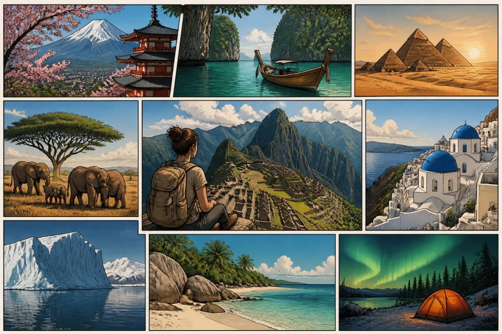 Terres lointaine, 10 destinations pour s'évader