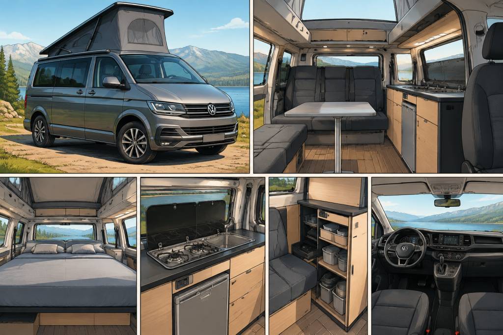 Grand california interieur : tout savoir sur l’aménagement du van Volkswagen