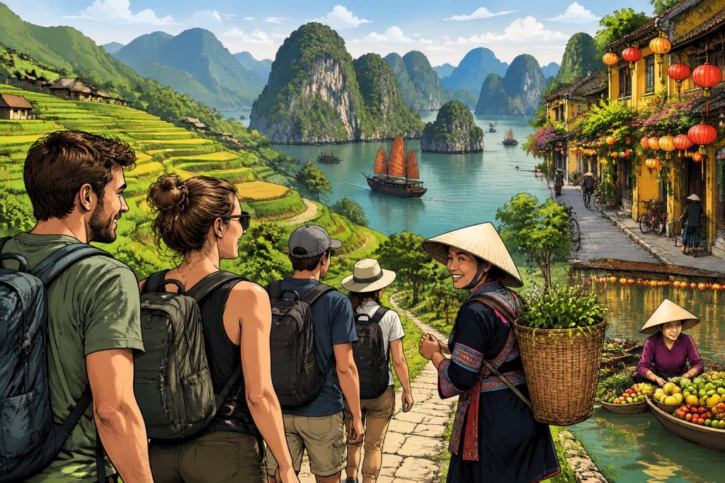 Circuit vietnam en petit groupe : une aventure authentique au cœur de l’Asie
