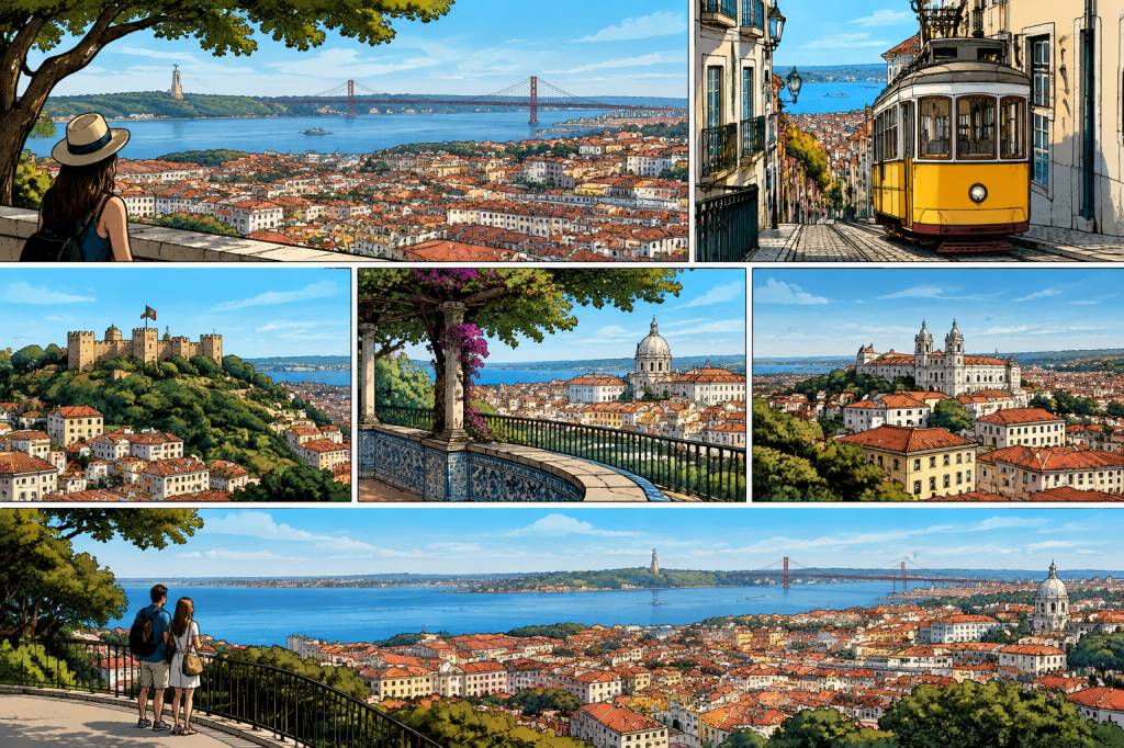 Lisbonne et ses 7 collines : les plus beaux panoramas de la ville